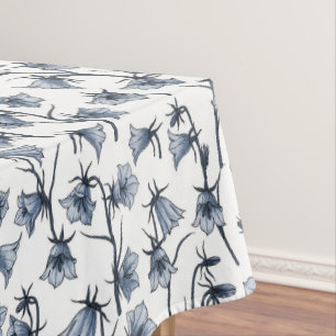 Bluebells, Harebells, Bellflowers Tablecloth