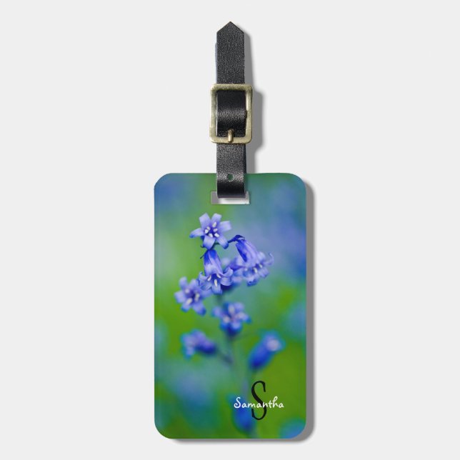 Bluebells Luggage tag (Front Vertical)