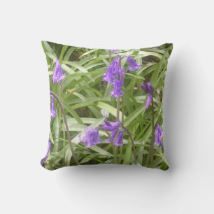 Bluebells Throw Pillow