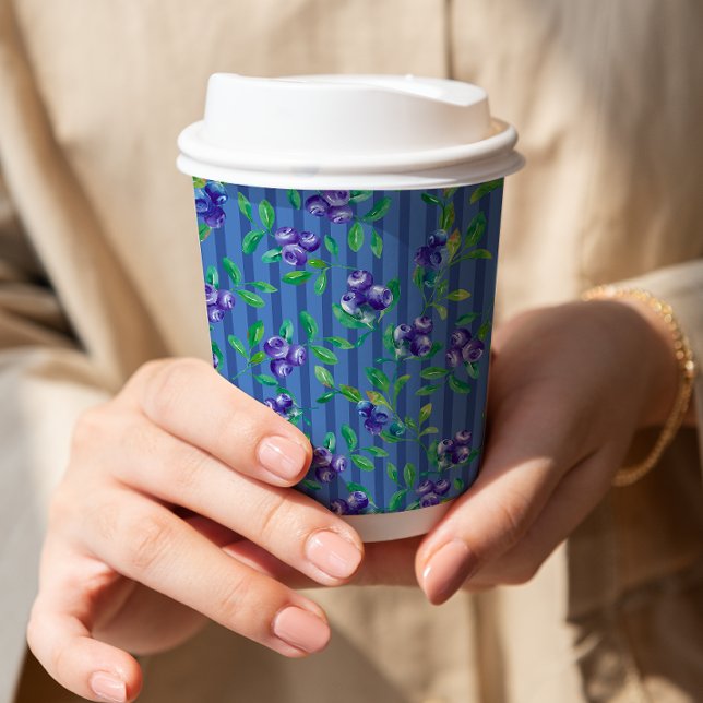 Blueberries Berry Sweet Baby Shower Paper Cups (Creator Uploaded)