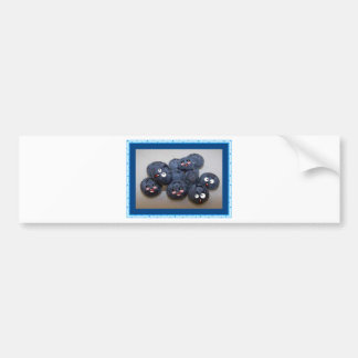 blueberries bumper sticker
