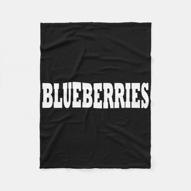 Blueberries Costume Halloween  Fleece Blanket (Front)