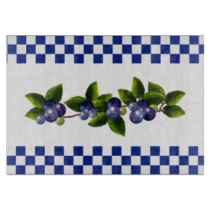 Blueberries cutting board