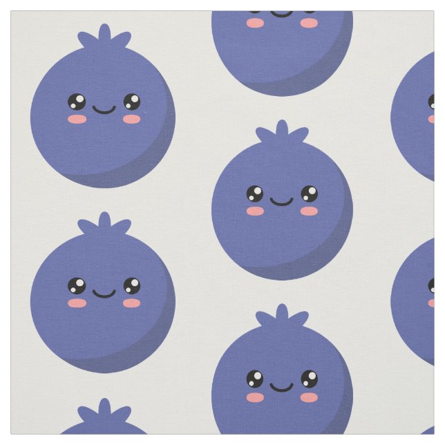 Blueberries Fabric (Swatch)