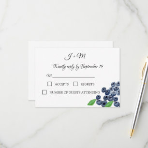 Blueberries Fruit Blueberry Mariage moderne RSVP