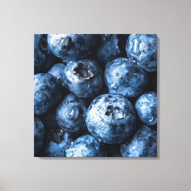 Blueberries Fruit Canvas Print (Front)