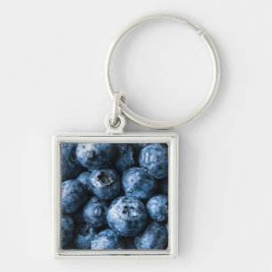 Blueberries Fruit Keychain