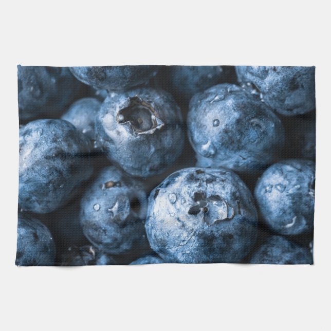 Blueberries Fruit Kitchen Towel (Horizontal)
