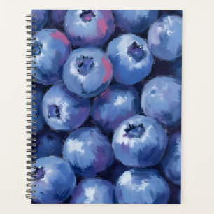 Blueberries   Fruit Watercolor Painted Planner