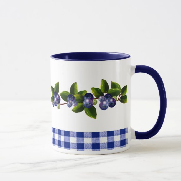 Blueberry Coffee & Travel Mugs Zazzle CA