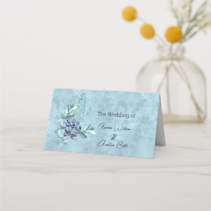Blueberries Name Place Card