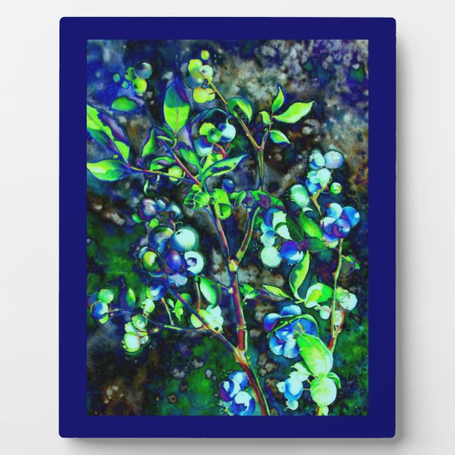 Blueberries Plaque (Front)