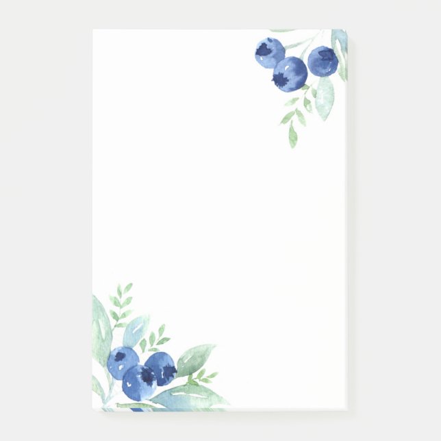 Blueberries Post-it Notes (Front)