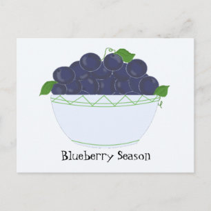 Blueberries Postcard