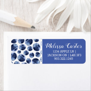 Blueberries Print Fruit Pattern