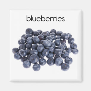Blueberries Refrigerator Magnet
