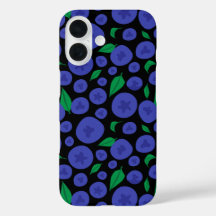 Blueberries Seamless Pattern