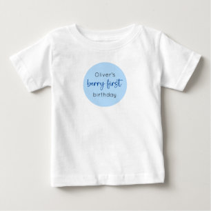 Blueberry 1st Birthday Berry First Baby T-Shirt