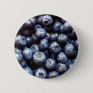 Blueberry 2 Inch Round Button