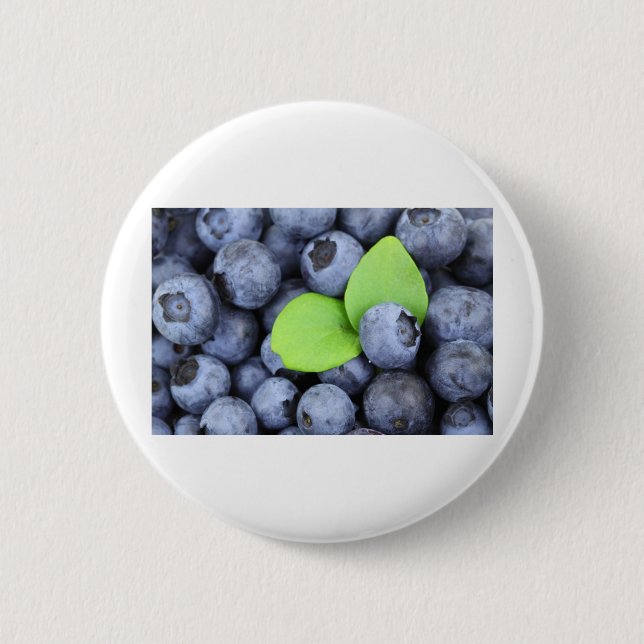 BLUEBERRY 2 INCH ROUND BUTTON (Front)