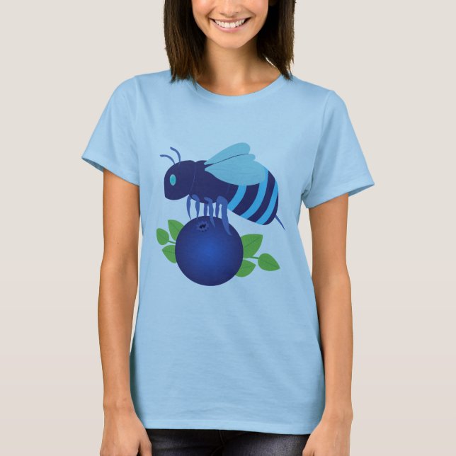 Blueberry Bee T-Shirt (Front)