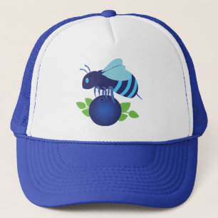 Blueberry Bee Trucker Hat