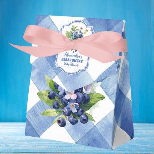 Blueberry Berry Sweet Baby Shower Favor Box