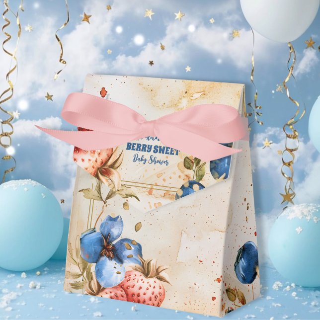 Blueberry Berry Sweet Baby Shower Favor Box (Creator Uploaded)