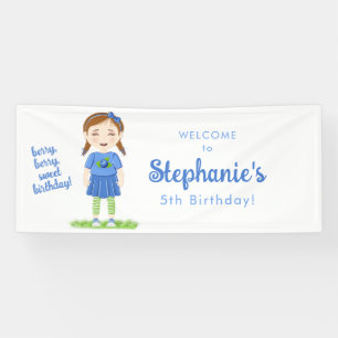 Blueberry Birthday  Banner