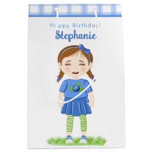 Blueberry Birthday  Medium Gift Bag