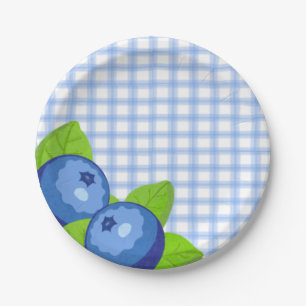 Blueberry Birthday Paper Plate