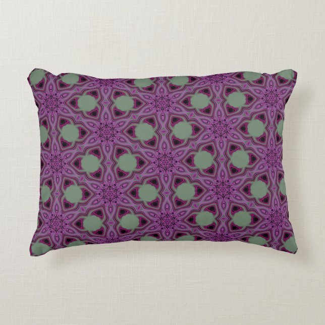 Blueberry blossom 2 decorative pillow (Front)