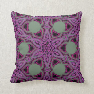 Blueberry blossom 2 throw pillow
