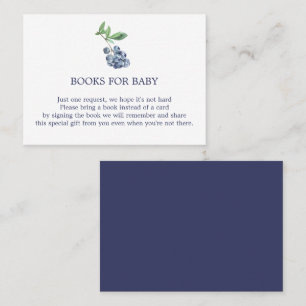 Blueberry Books for Baby Enclosure Card 