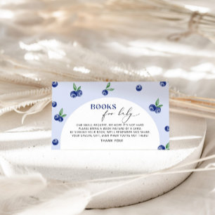 Blueberry books for baby ticket enclosure card