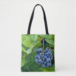 blueberry bunch tote bag