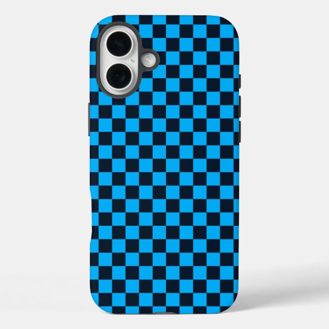 Blueberry checkered pattern Case-Mate iPhone case (Back)