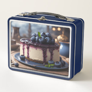 Blueberry Cheesecake Metal Lunch Box