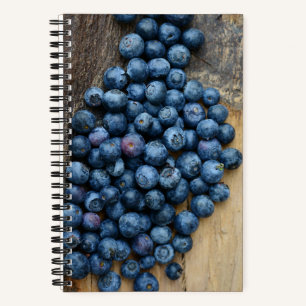 Blueberry Chef Vegetarian Fruit Photography Notebook