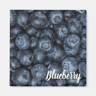 Blueberry Close Up Detail for Vegans Magnet