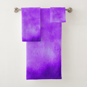 Blueberry Cloud effect Bath Towel Set
