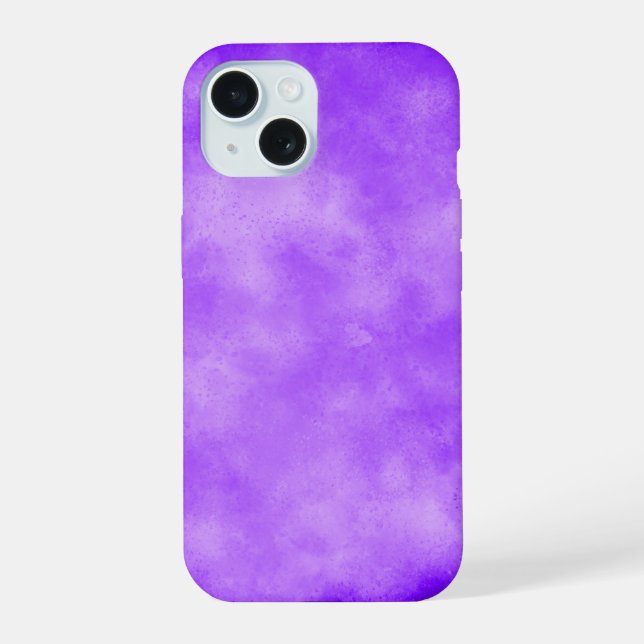 Blueberry Cloud  iPhone 15 Case (Back)