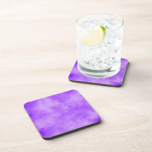 Blueberry Clouds Plastic Coaster