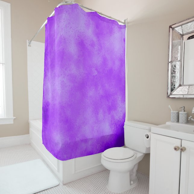 Blueberry clouds Shower Curtain (In Situ)