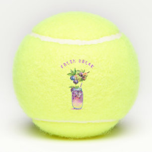 Blueberry  Cool Drink ennis Balls - Custom Text