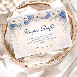 Blueberry Cottage Garden Diapper Raffle Enclosure Card
