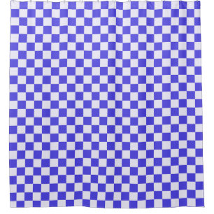 Blueberry cream chequered pattern