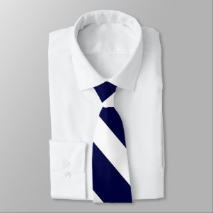 Blueberry Cream Striped Tie