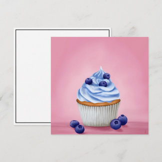 Blueberry cupcake