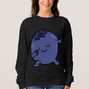 Blueberry Dabbing Blueberry Fruit Love Blueberries Sweatshirt